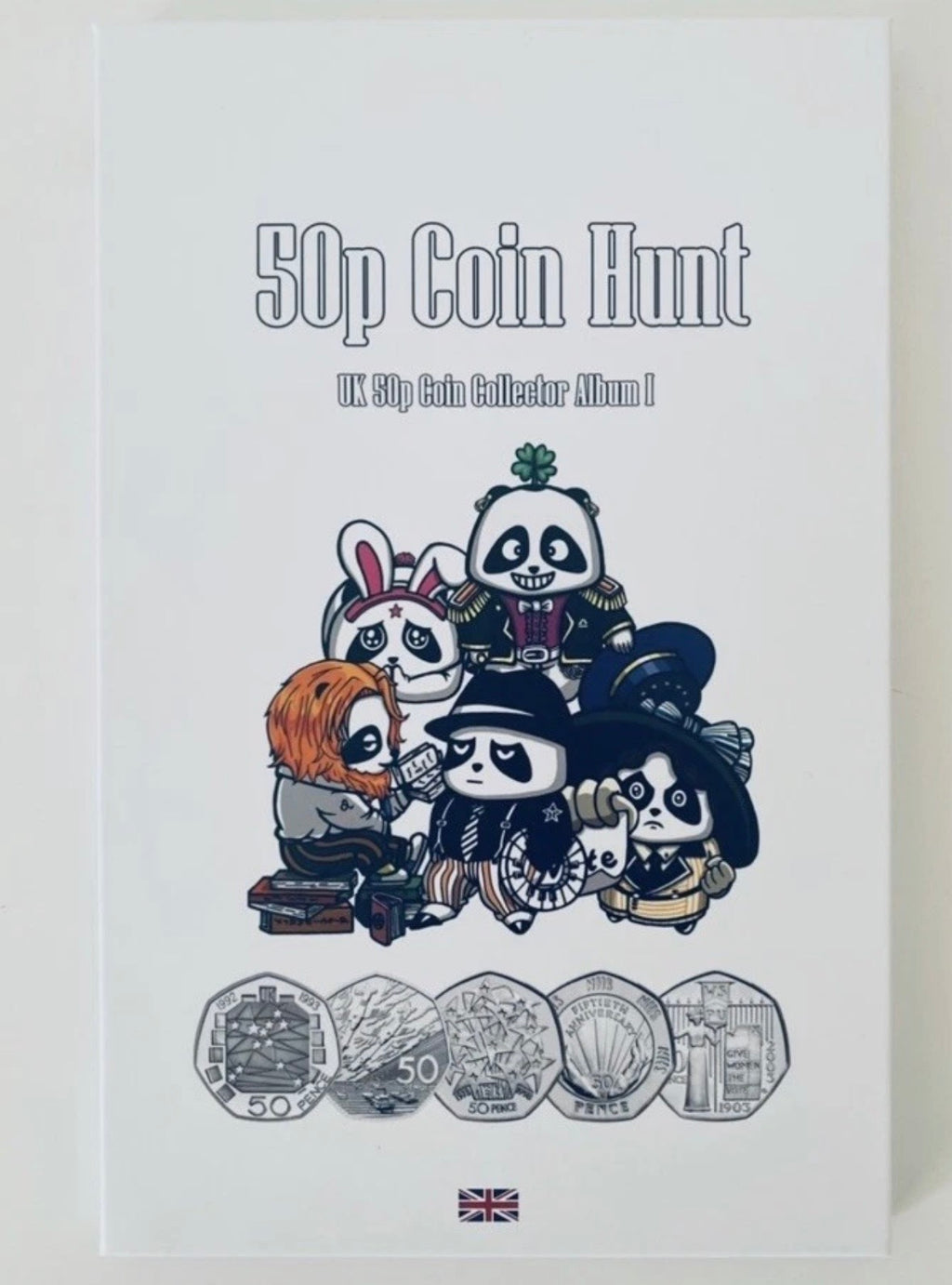 1973-2022 UK Collector 50p Coin Album Star Panda Three Albums