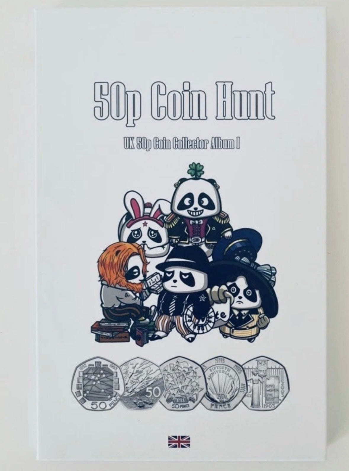 1973-2022 UK Collector 50p Coin Album Star Panda Three Albums