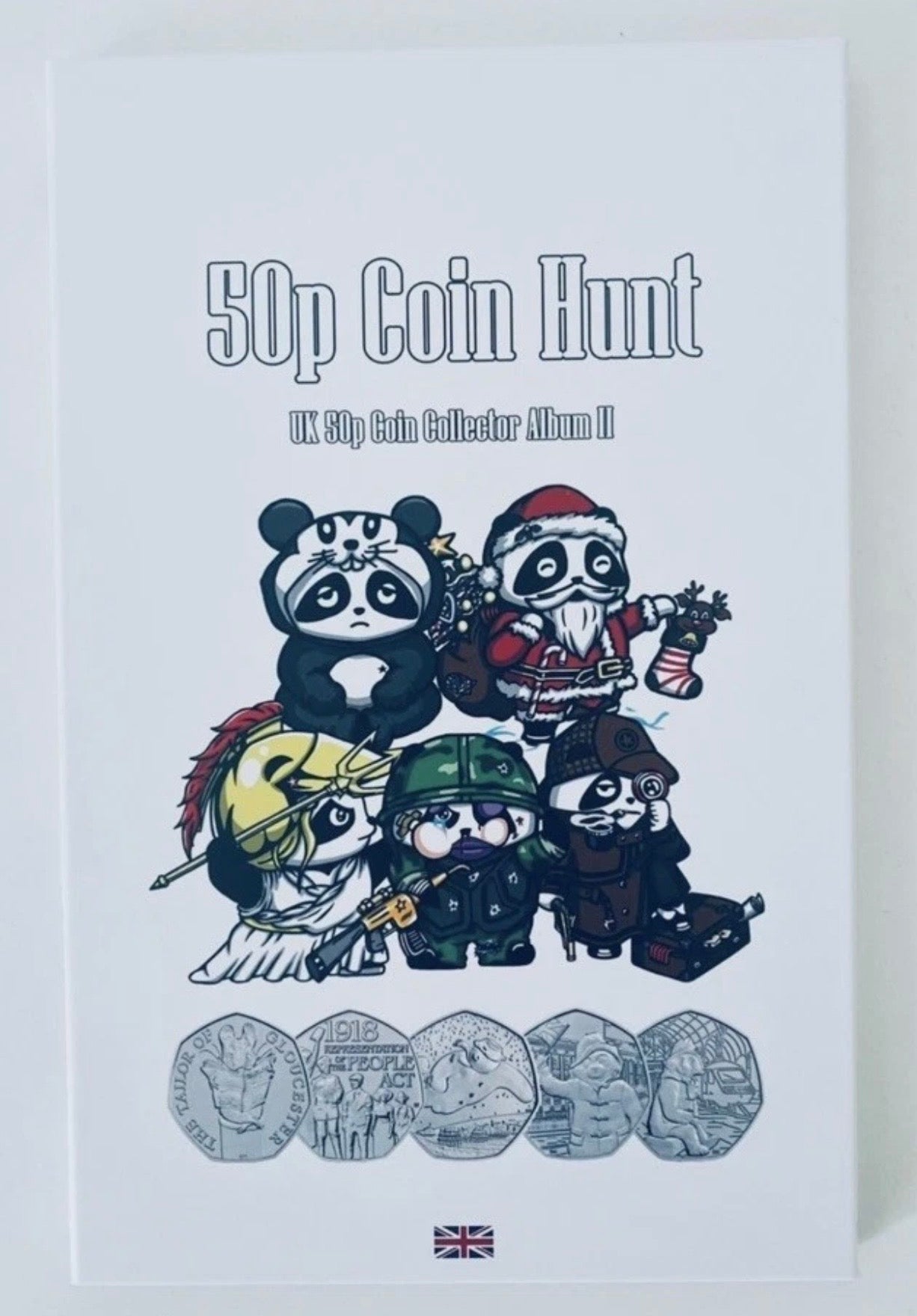 1973-2022 UK Collector 50p Coin Album Star Panda Three Albums