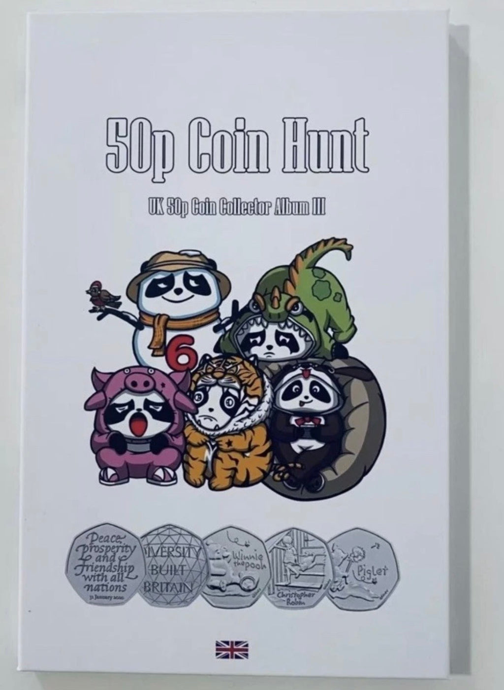 1973-2022 UK Collector 50p Coin Album Star Panda Three Albums